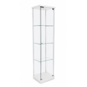 DISPLAY CABINET WHITE WITH LED