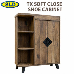 Premium Soft Close Shoe Cabinet / 2 Door / Multiple Shelves