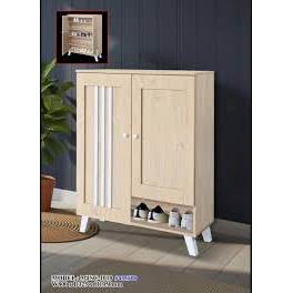 Premium 2 Door Shoe Cabinet/Almari Kasut