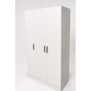 3 DOOR WARDROBE WHITE /ALMARI PAKAIAN 3 PINTU