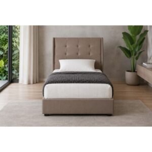 BR7002 SUPER SINGLE DIVAN BROWN EASY CLEAN