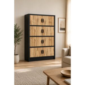 8- DOOR MULTIPURPOSE WOODEN STORAGE CABINET / CHEST OF DRAWER