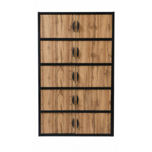 10- DOOR MULTIPURPOSE WOODEN STORAGE CABINET