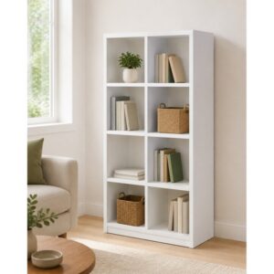 BOOK CASE / ALMARI HIASAN / 8- CUBE WOODEN