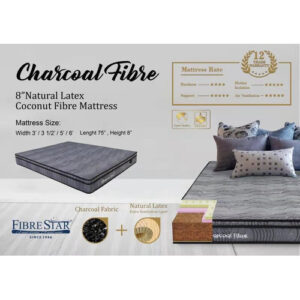 FIBRES STAR CHARCOAL PRINCE LATEX
