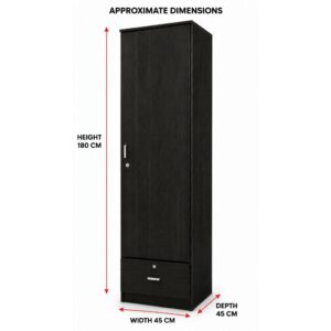WARDROBE DOOR / 1 DOOR / 1 DRAWER : DIMENSION : L (45) X W (45) X H (180)