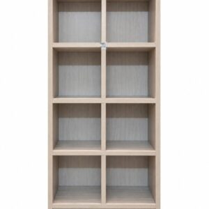 8-Cube Plywood Storage Shelf 180cm – Open Bookcase