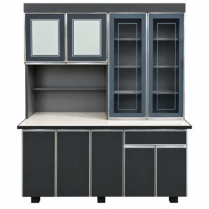5FT High Kitchen Cabinet Full Papan Berkualiti Storage Cabinet
