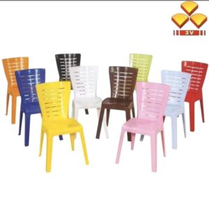 3V Plastic Chair EL701 Kerusi Plastik 3v Solid : DIMENSION : L (49) X W (49) X H (87)