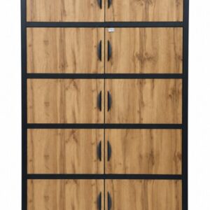 10- DOOR MULTIPURPOSE STORAGE CABINET : DIMENSION : L (100) X W (40) X H (200)