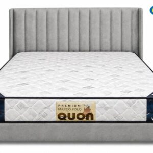 SLD RS264 6FT King Size Upholstered Bed Frame – Brown / Grey