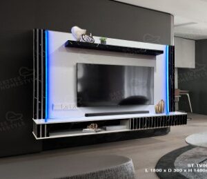 ST-TV0027 Modern 180cm TV Wall Cabinet with Blue LED Design (PREORDER)
